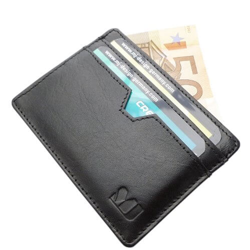 Gift-FLAT-VEGETABLE-TANNED-LEATHER-CREDIT-CARD-HOLDER-WALLET