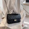 Sofia Quilted Vegan leather hand bag