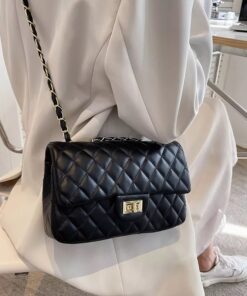 Sofia Quilted Vegan leather hand bag
